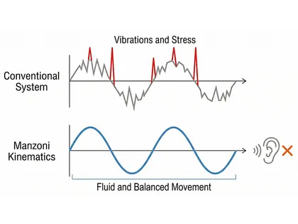 Total absence of vibrations